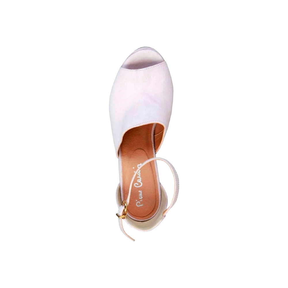 Pink chunky heels sandals